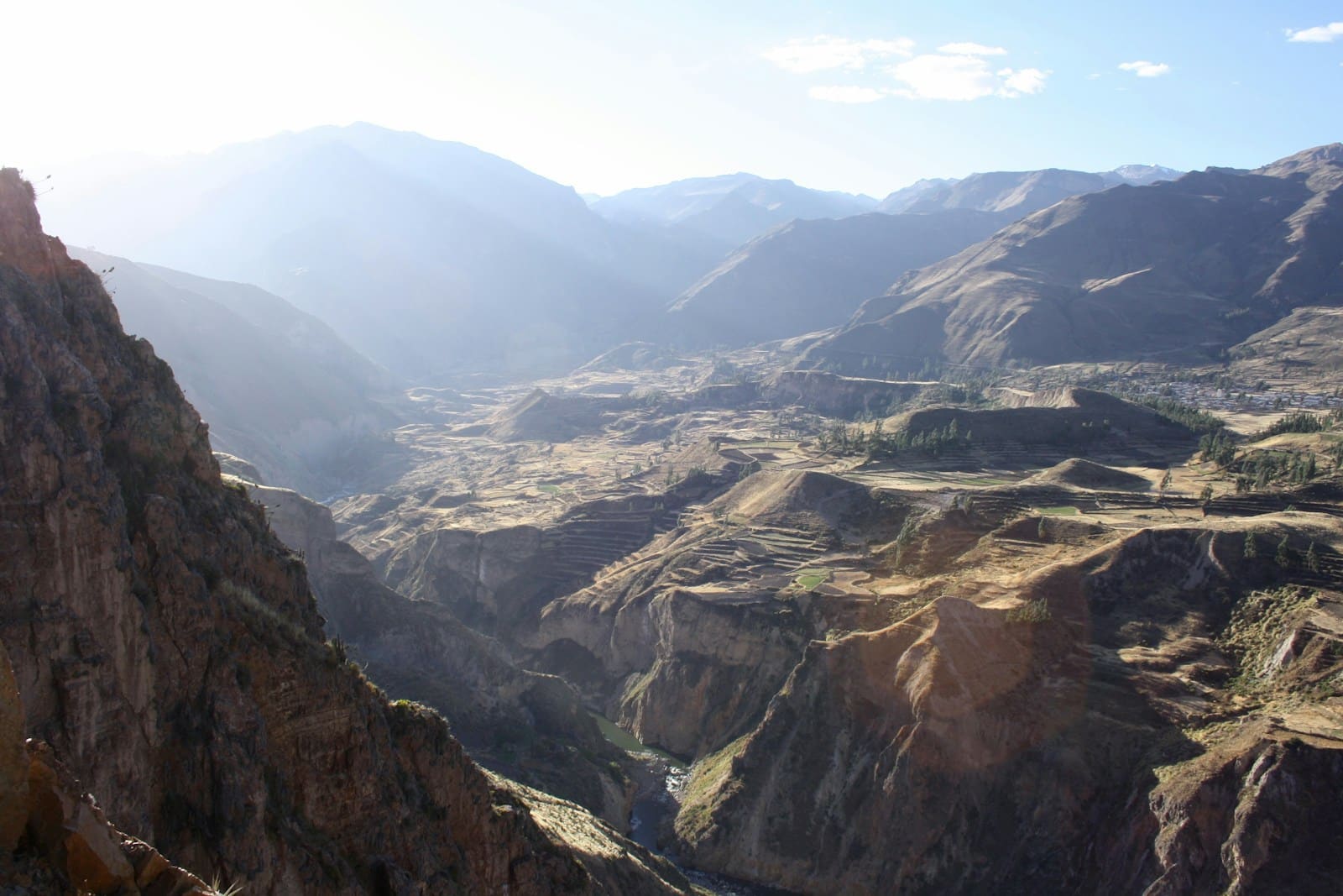 cañon del colca en arequipa, peru