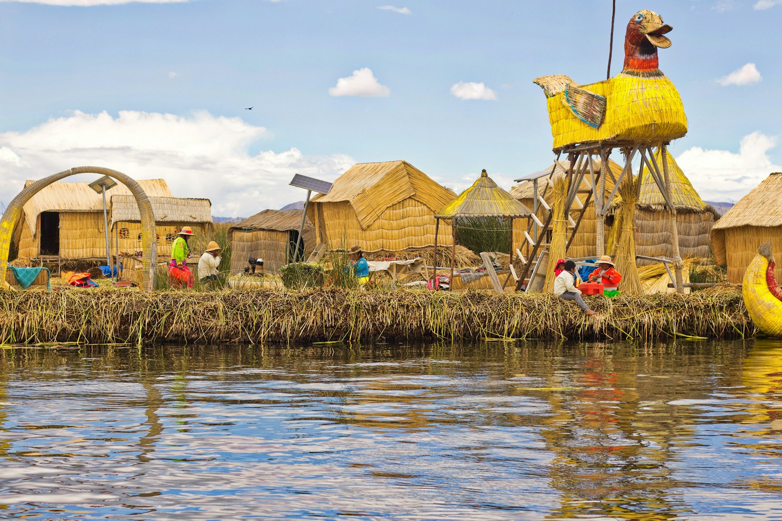 lago titicaca en puno, perú